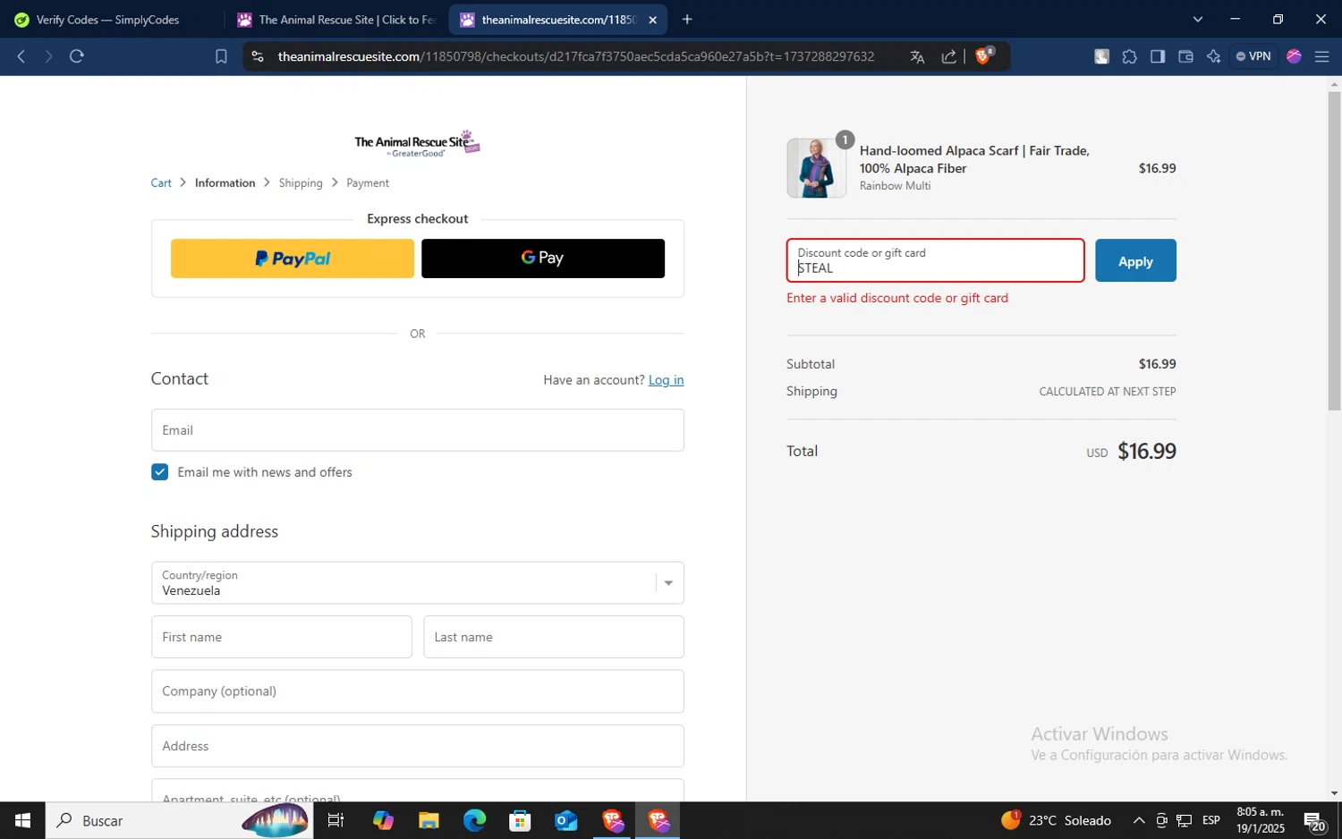Let's Do This discount code screenshot showing code TIMES15 applied at Let's Do This checkout page. Uploaded by SimplyCodes community member CodeLynx5272 on Jan 19, 2025