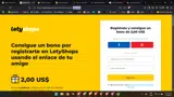 LetyShops coupon verification screenshot