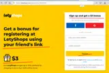 LetyShops coupon verification screenshot