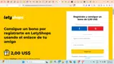 LetyShops coupon verification screenshot