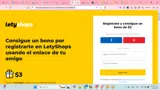 LetyShops coupon verification screenshot
