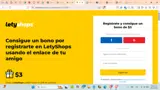 LetyShops coupon verification screenshot