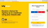 LetyShops coupon verification screenshot