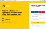 LetyShops coupon verification screenshot