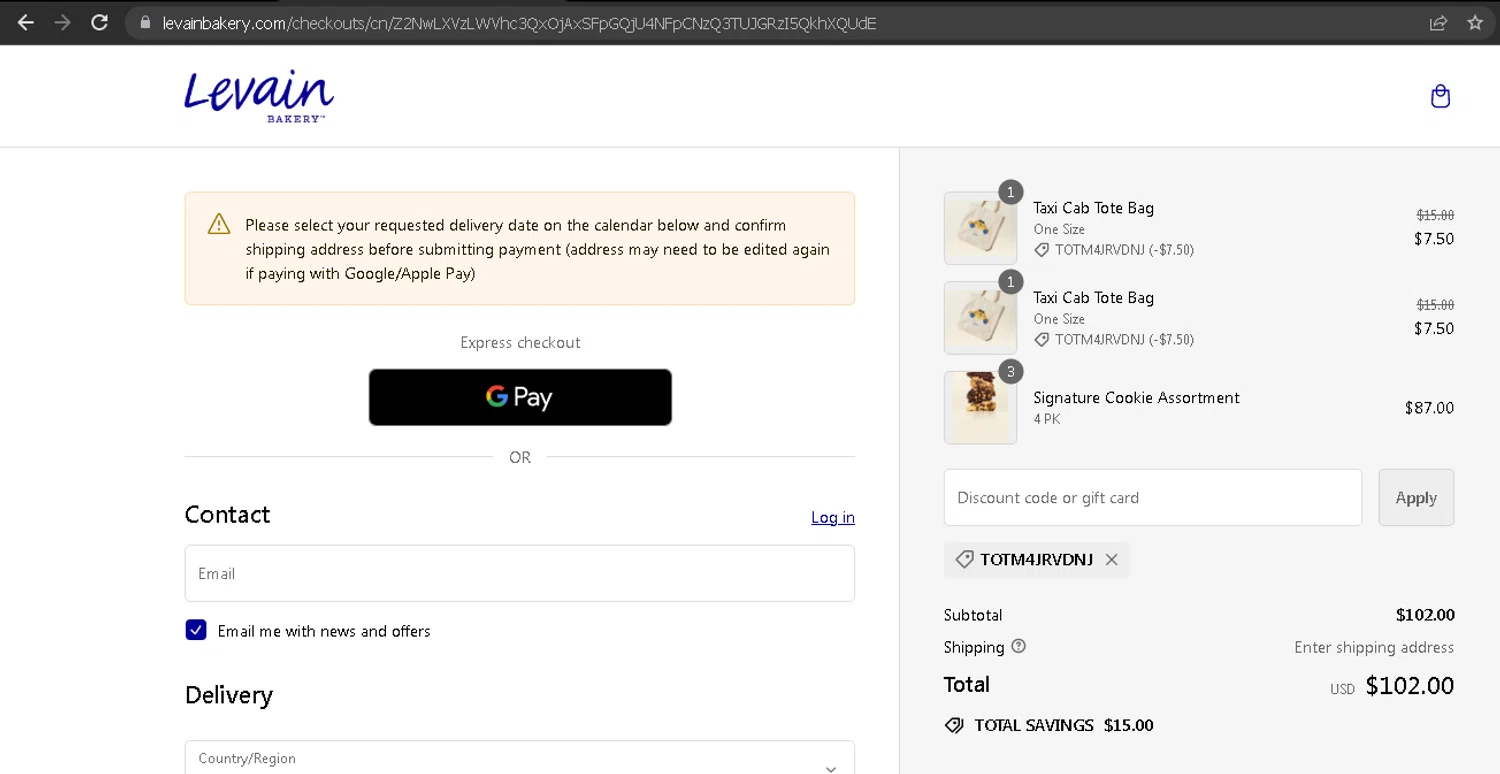 Levain Bakery Promo Codes 20 Off July 2024