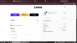 Lewis coupon verification screenshot