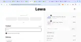 Lewis coupon verification screenshot