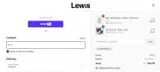 Lewis coupon verification screenshot