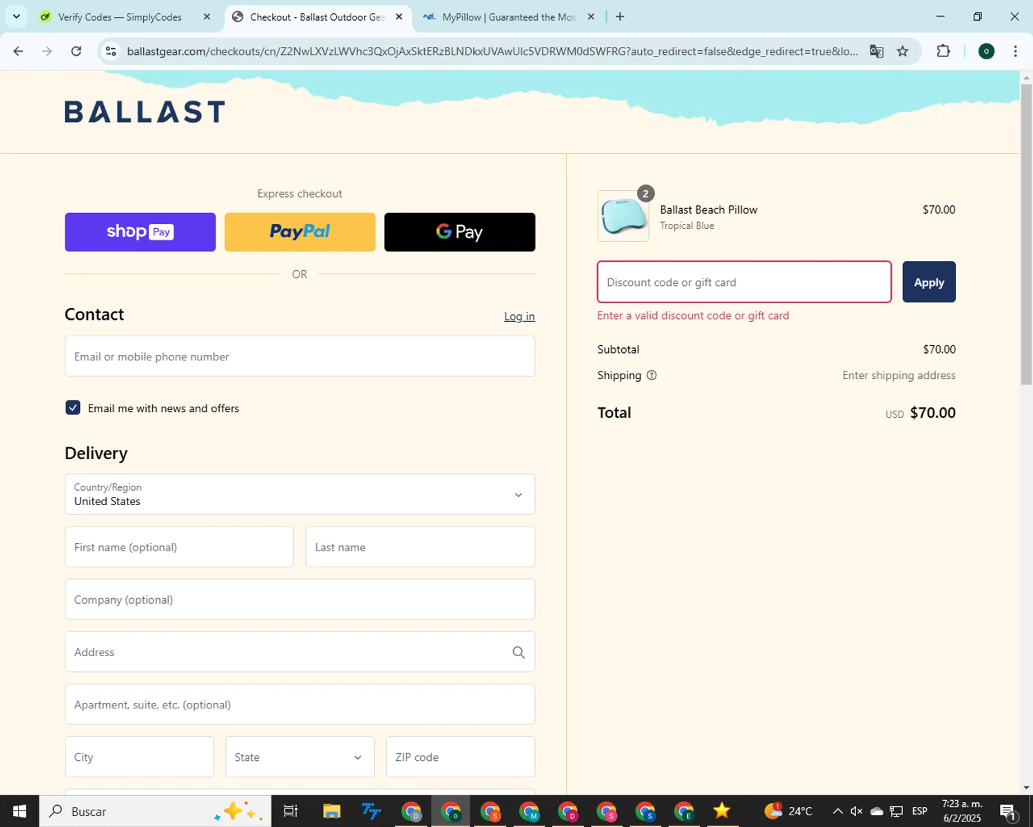 Lexmark promo code screenshot showing code 15OffPrinter applied at Lexmark checkout page. Uploaded by SimplyCodes community member CrownBoss9623 on Feb 6, 2025