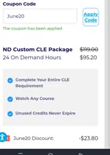 LexVid coupon verification screenshot