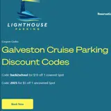 Lighthouse Parking coupon verification screenshot