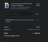 GABIDISCOUNT coupon verification screenshot