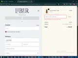 Liber & Co. coupon verification screenshot