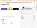 LibertyBeautycom22 coupon verification screenshot