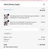 GIFT75 coupon verification screenshot