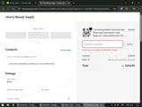 LibertyFree coupon verification screenshot