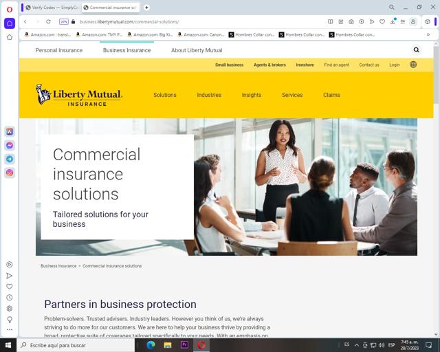 Liberty Mutual checkout page showing Liberty Mutual promo code box | Screenshot taken by SimplyCodes community member on Jul 28, 2023