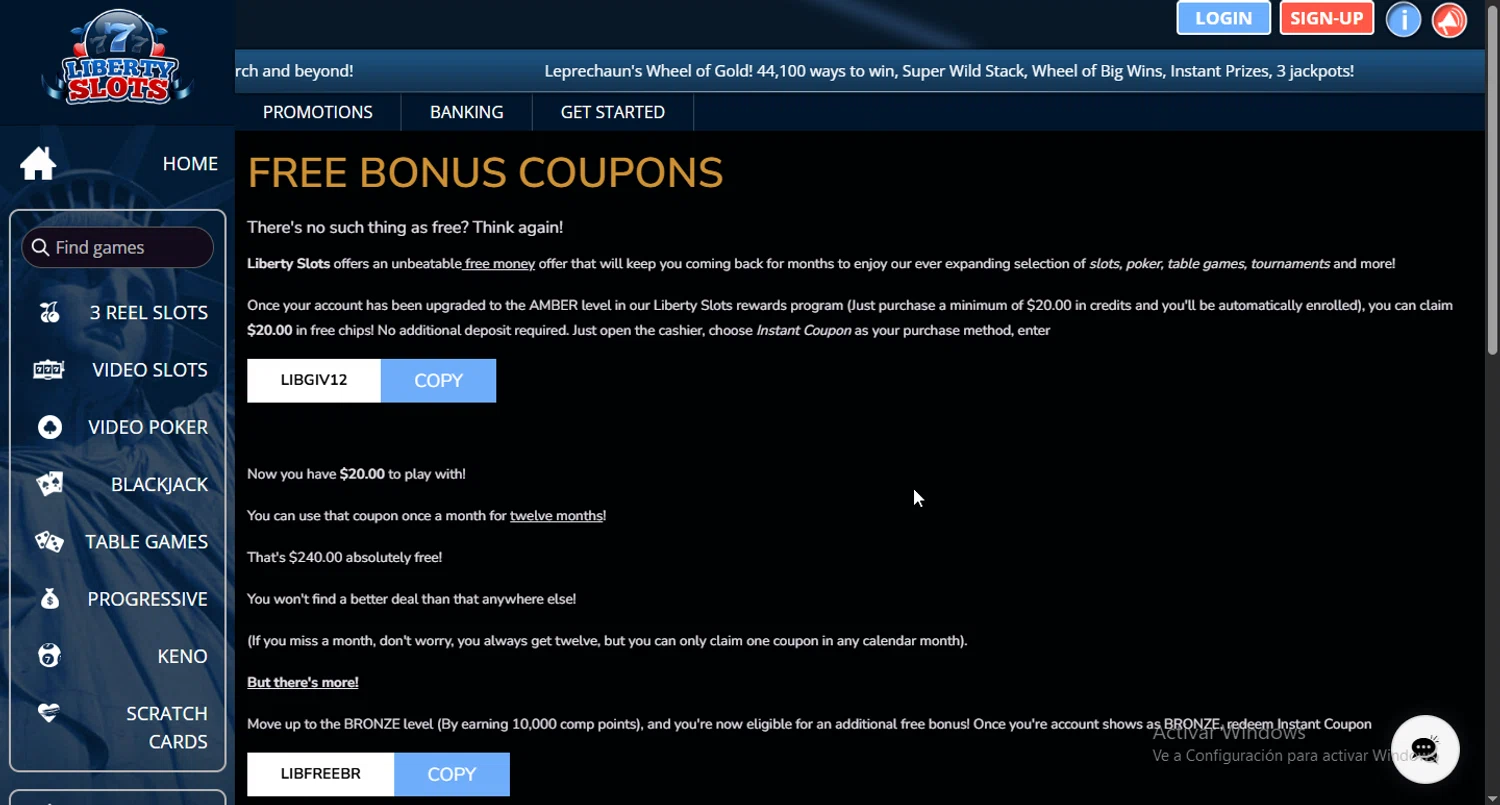 Liberty Slots promo code screenshot showing code LIBGIV12 applied at Liberty Slots checkout page. Uploaded by SimplyCodes community member Rayyyyyy on Apr 24, 2025