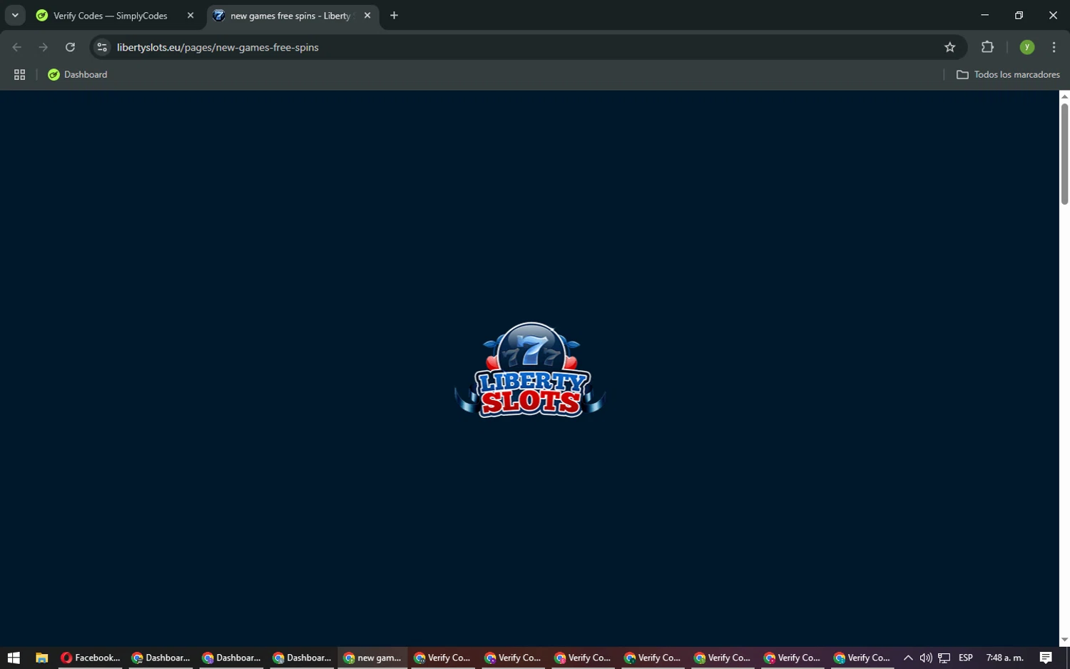 Liberty Slots promo code screenshot showing code LLQUICK25 applied at Liberty Slots checkout page. Uploaded by SimplyCodes community member NobleMaestro676 on Mar 25, 2025