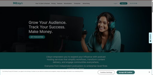 Libsyn checkout page showing Libsyn promo code box | Screenshot taken by SimplyCodes community member on Mar 20, 2025