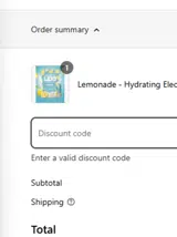 FLASH15 coupon verification screenshot
