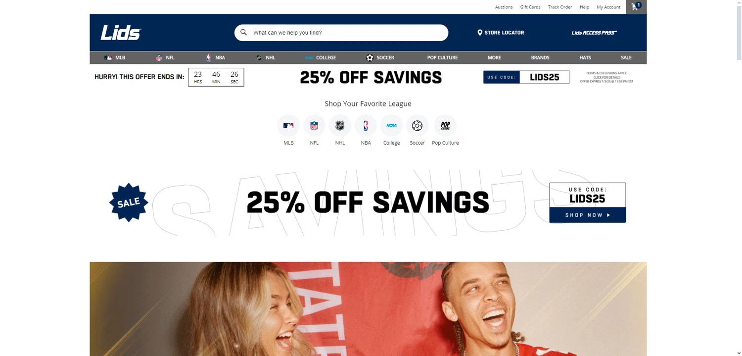 Lids coupons for hats online