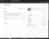 welcome coupon verification screenshot