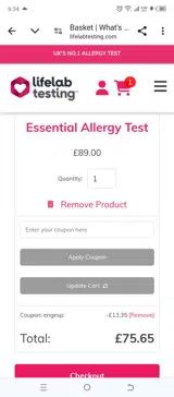 ENGESP coupon verification screenshot