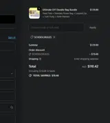 SCHOOLSRULES coupon verification screenshot