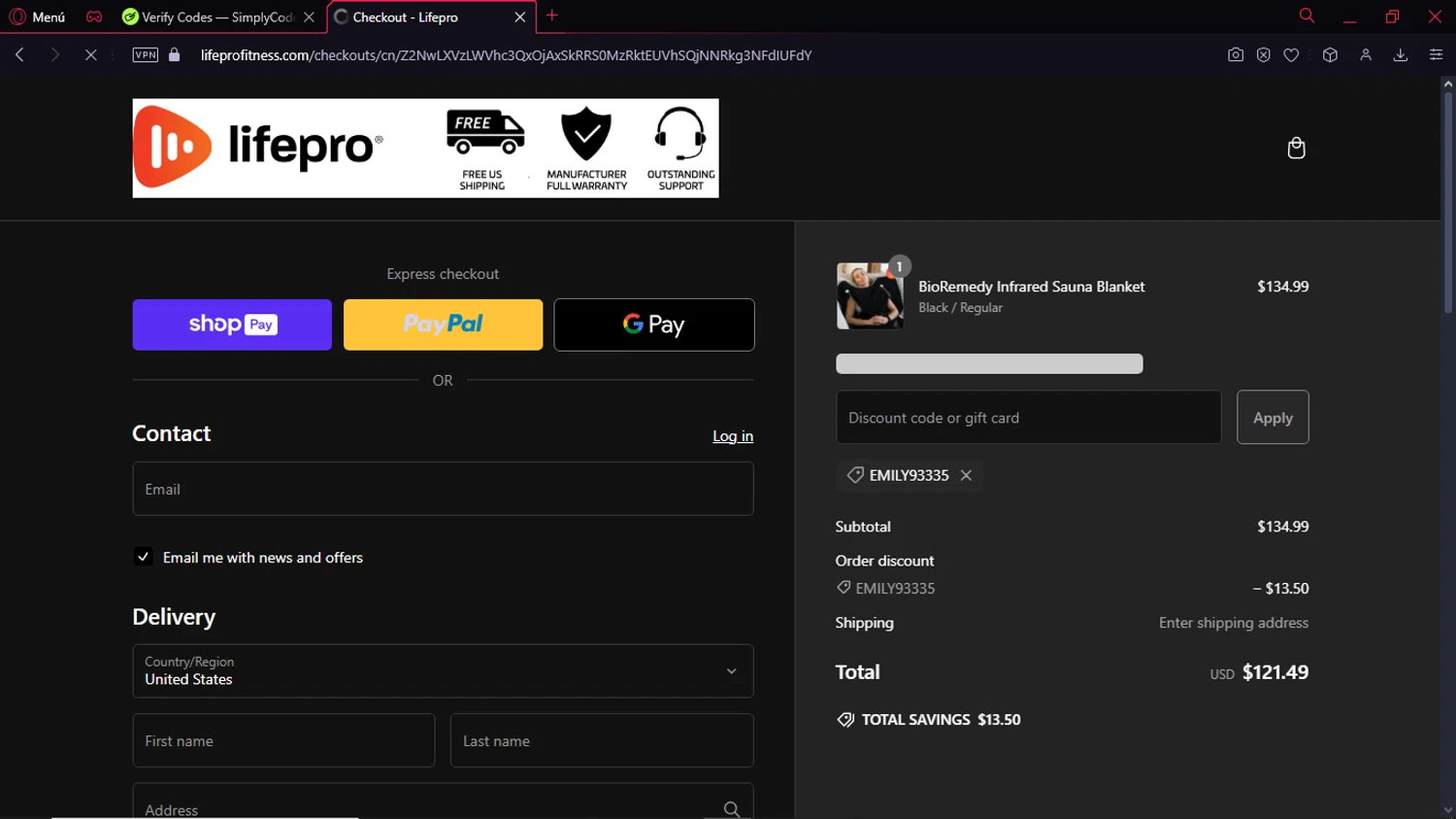 how to use Lifepro coupons