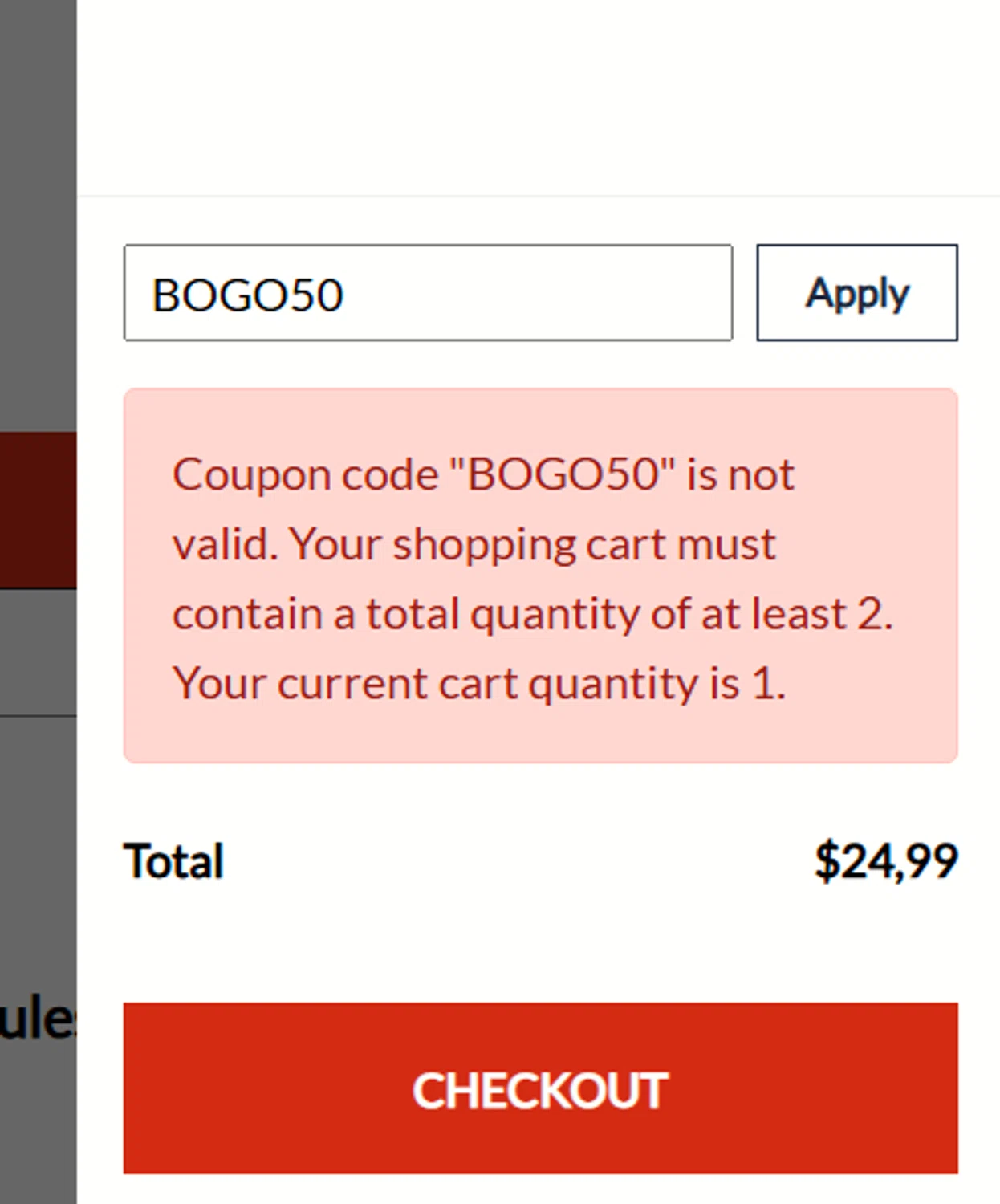 LifeSource Vitamins checkout page showing LifeSource Vitamins coupon code box | Screenshot taken by SimplyCodes community member on Dec 24, 2025