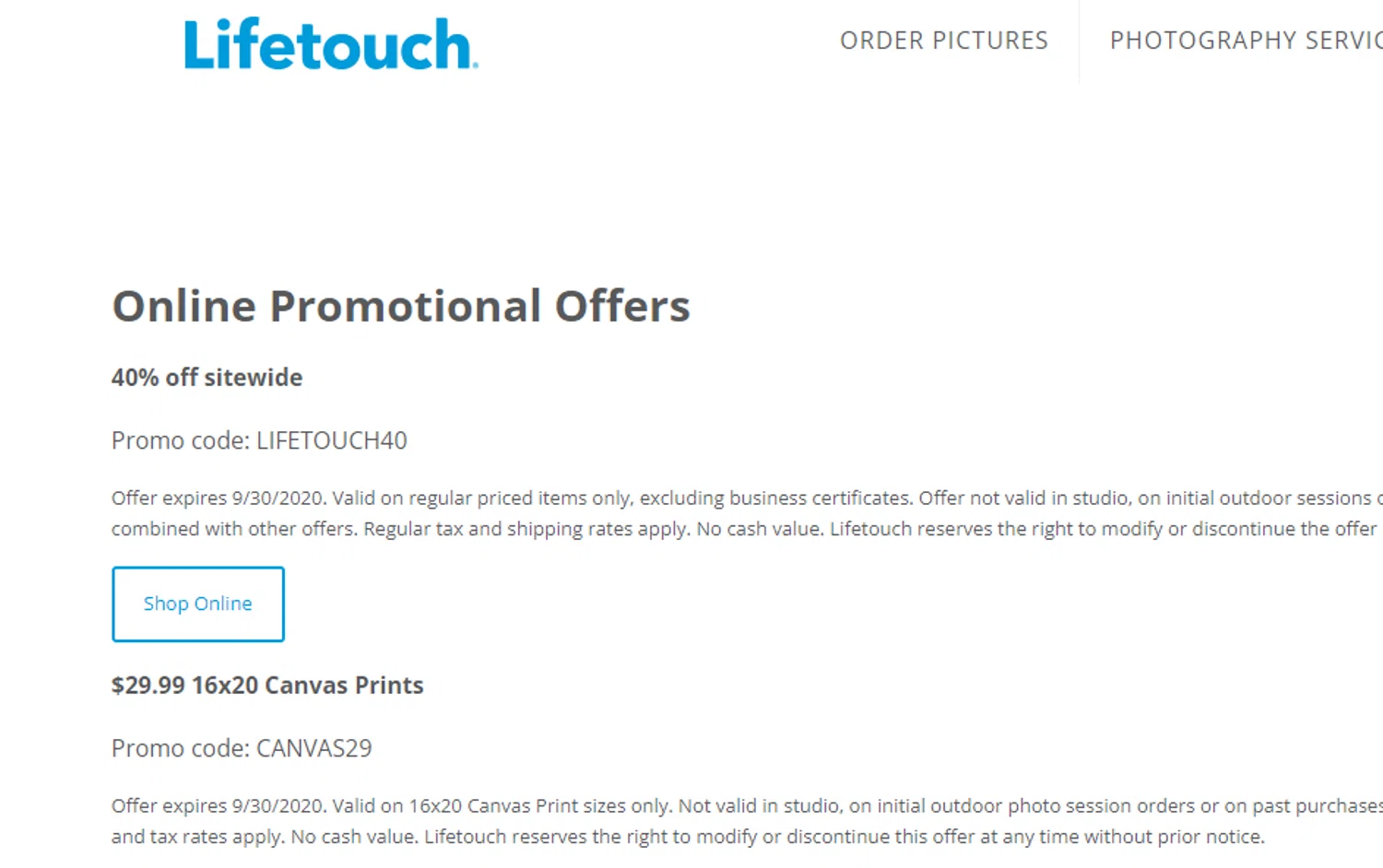 Lifetouch Coupon Code 2024 Nanny Vanessa