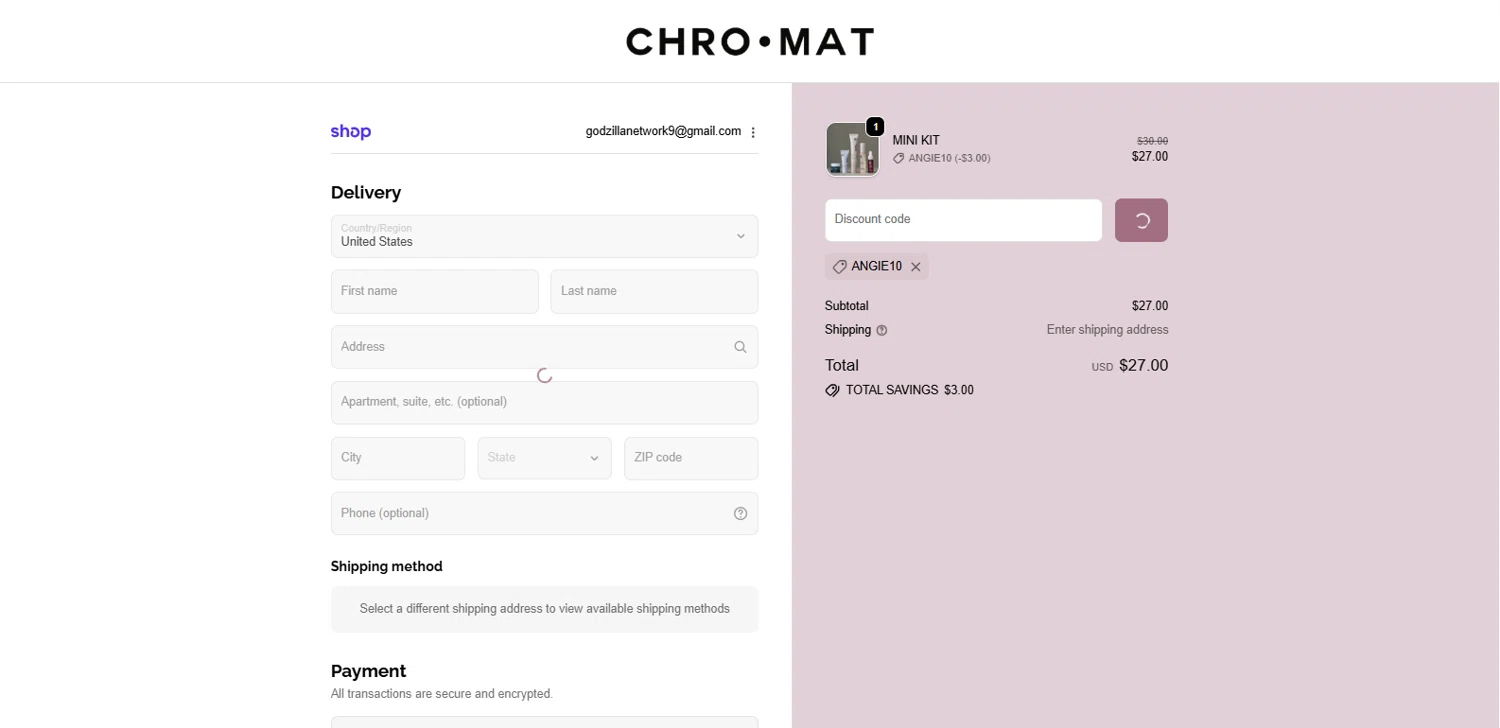 LIFTLAB checkout page showing LIFTLAB discount code box | Screenshot taken by SimplyCodes community member on Jan 15, 2026