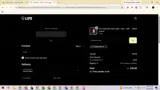 LIFXKRISTAL10 coupon verification screenshot
