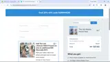 HOLIDAY20 coupon verification screenshot