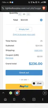 LBS coupon verification screenshot