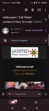 Lighted Water Lanterns coupon verification screenshot