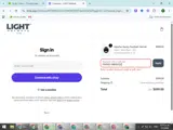 LIGHT Helmets coupon verification screenshot