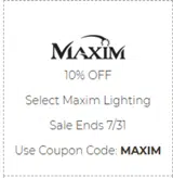 MAXIM coupon verification screenshot