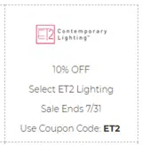 ET2 coupon verification screenshot