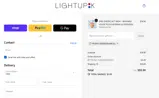 LightUpK coupon verification screenshot