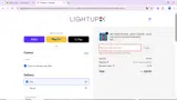 LightUpK coupon verification screenshot