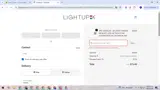 LightUpK coupon verification screenshot
