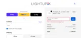 LightUpK coupon verification screenshot