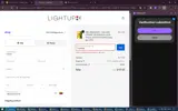 LightUpK coupon verification screenshot