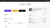 LightUpK coupon verification screenshot