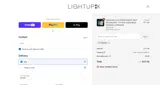 LightUpK coupon verification screenshot
