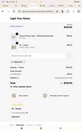 Jeralyn15 coupon verification screenshot