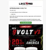 Like A Pro Supplements coupon verification screenshot