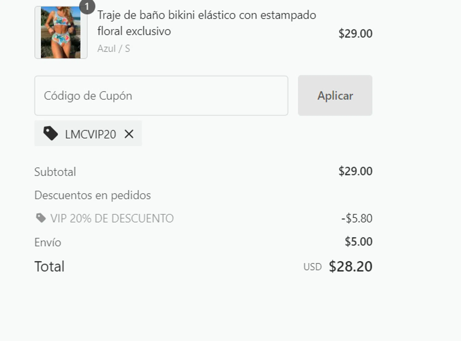 Like My Choice discount code screenshot showing code LMCVIP20 applied at Like My Choice checkout page. Uploaded by SimplyCodes community member Sova_Valorant on Mar 31, 2025